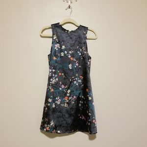 Kimchi Blue Satin Floral Dress